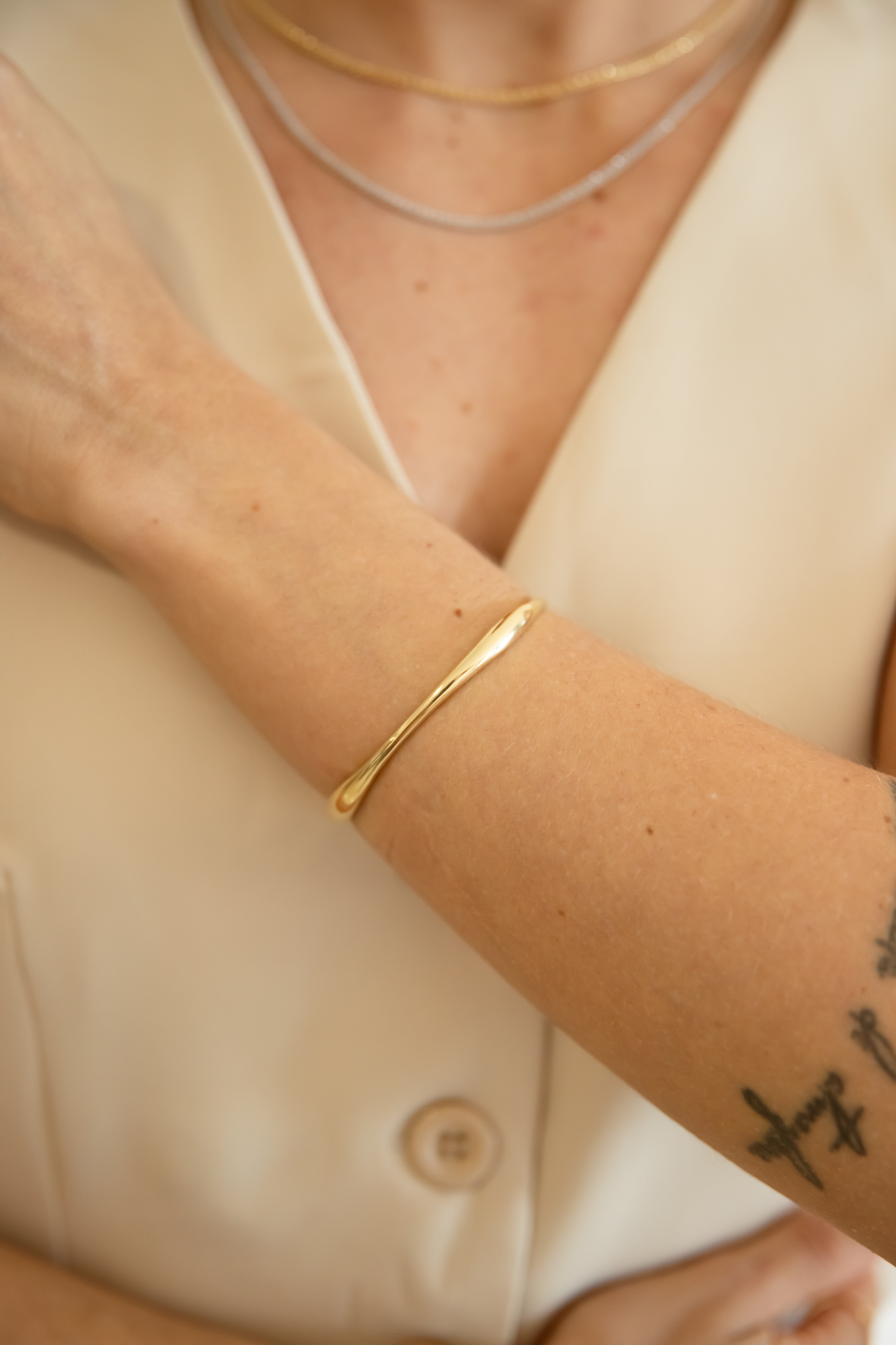 Bracelete Fio P Dourado