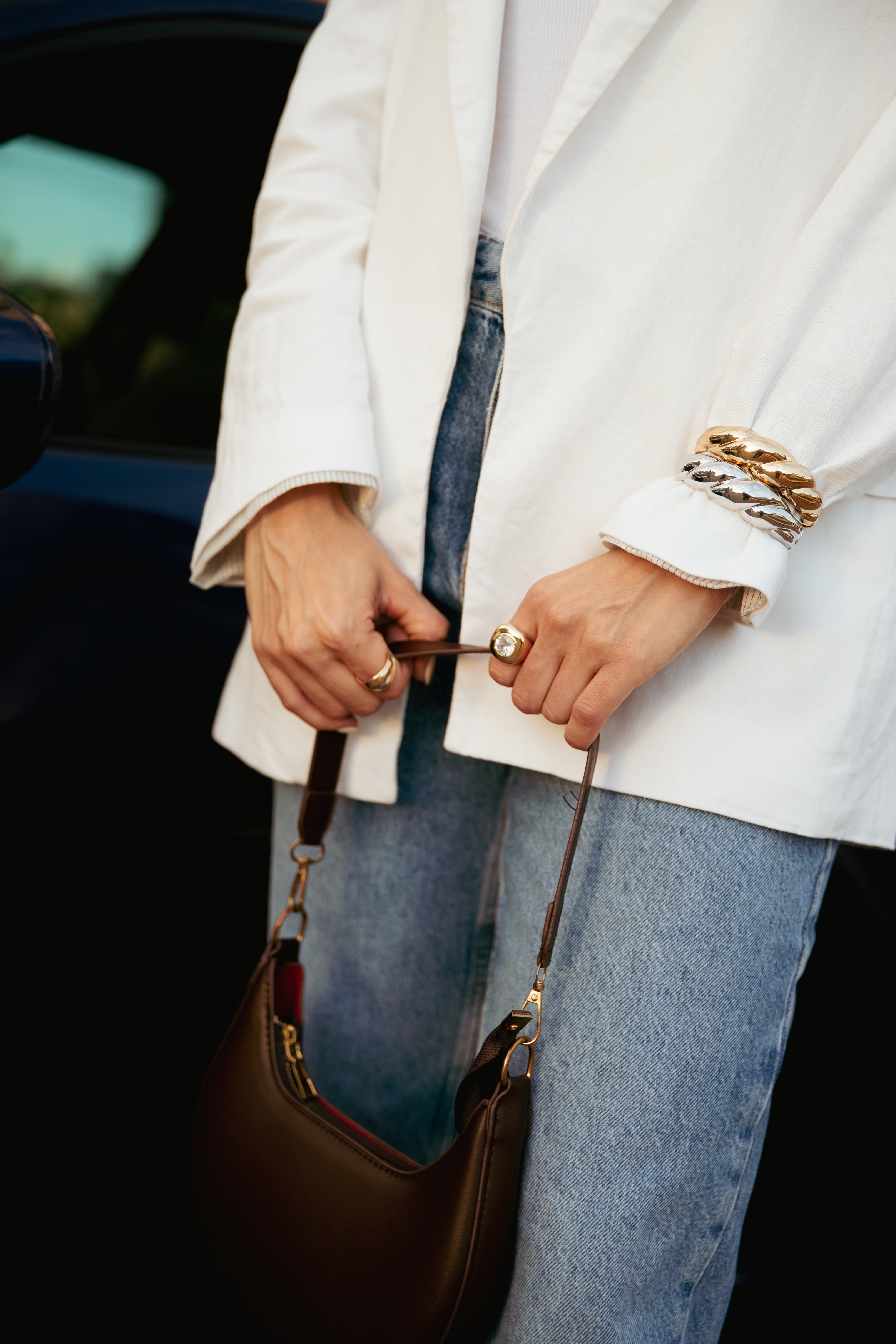 Bracelete Trama dourado