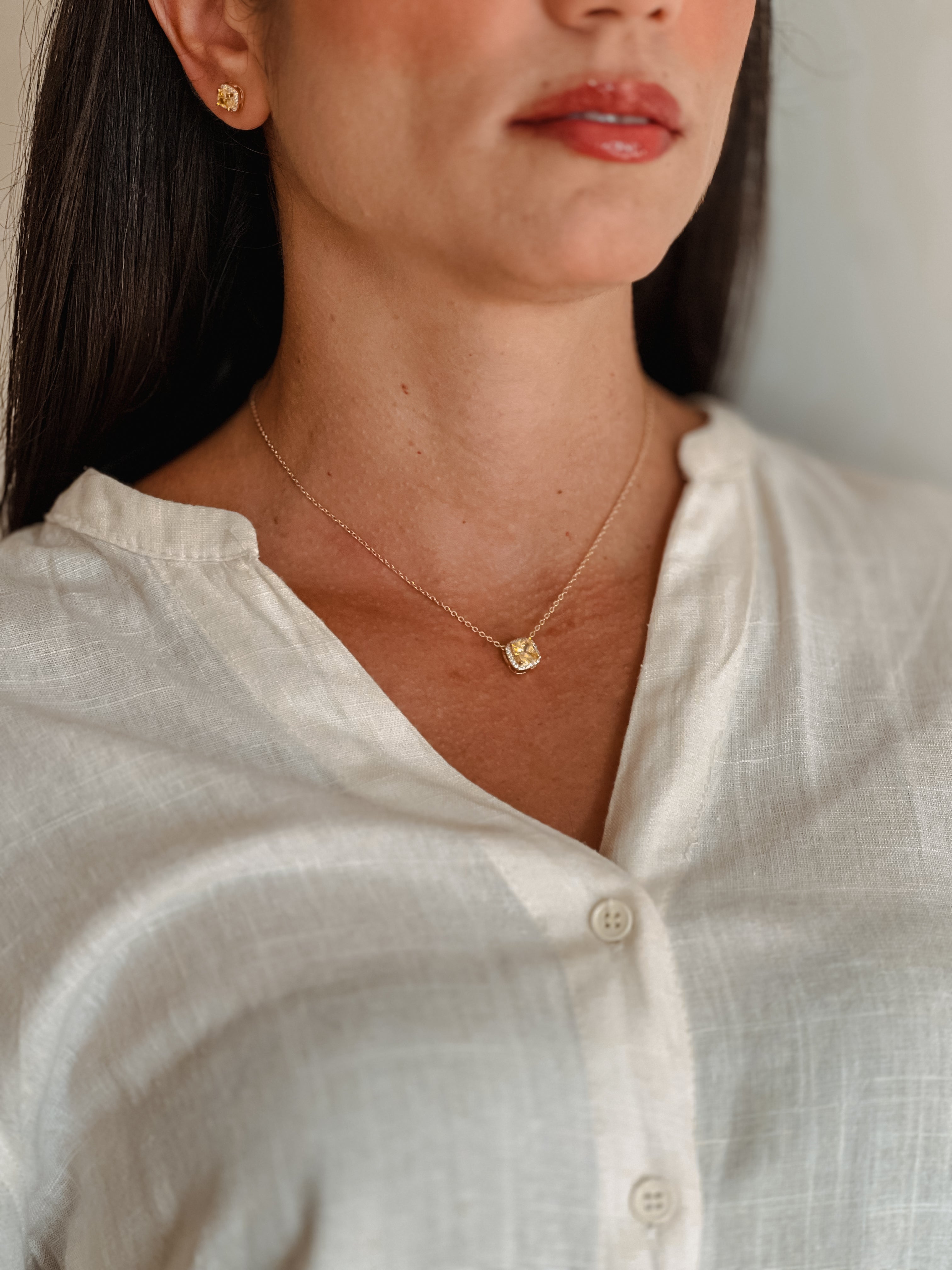 Conjunto Safira Fusion Amarela