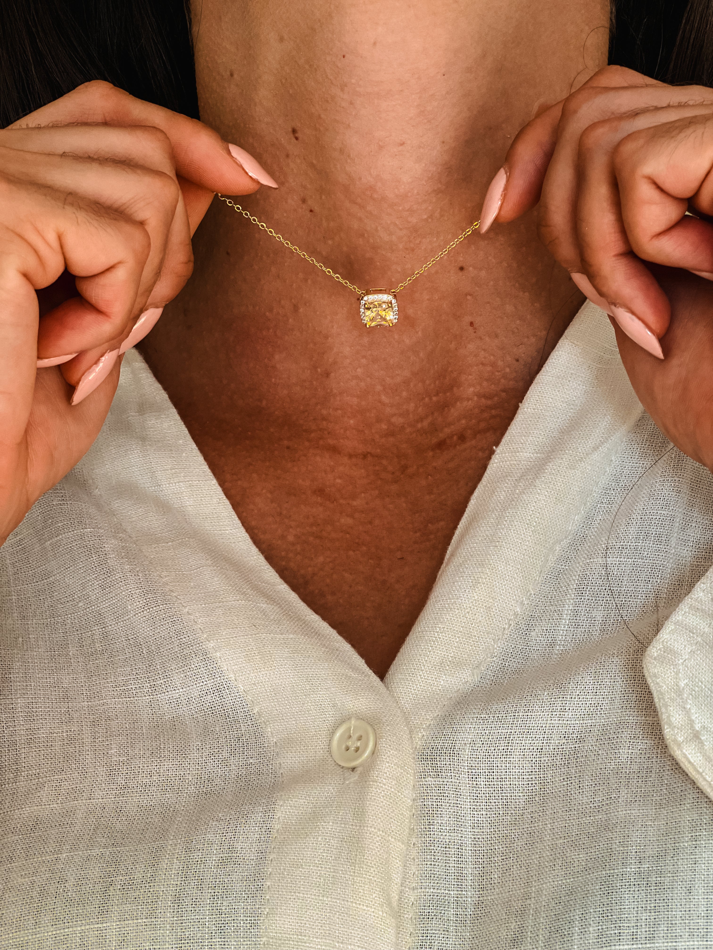 Conjunto Safira Fusion Amarela