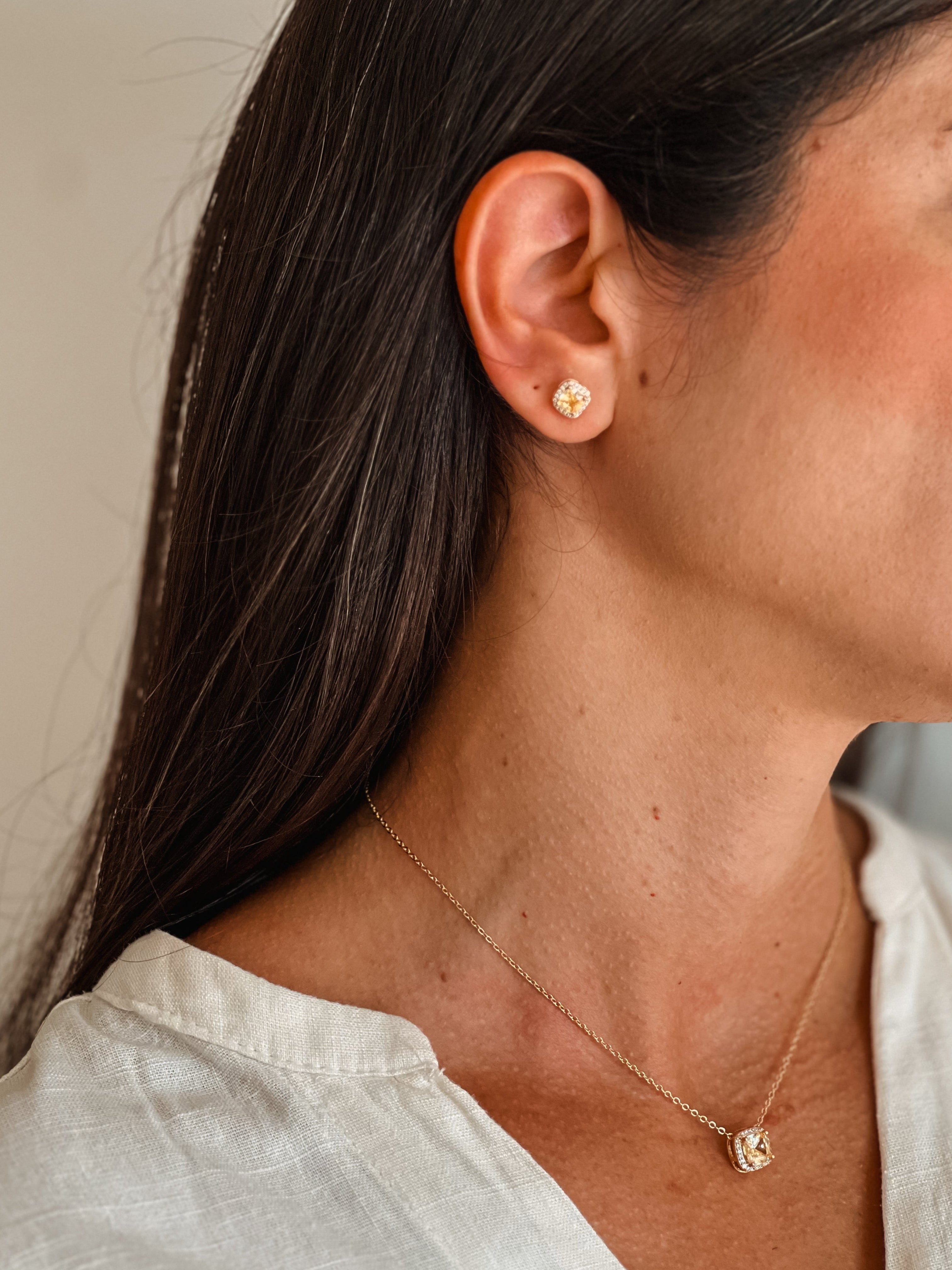 Conjunto Safira Fusion Amarela