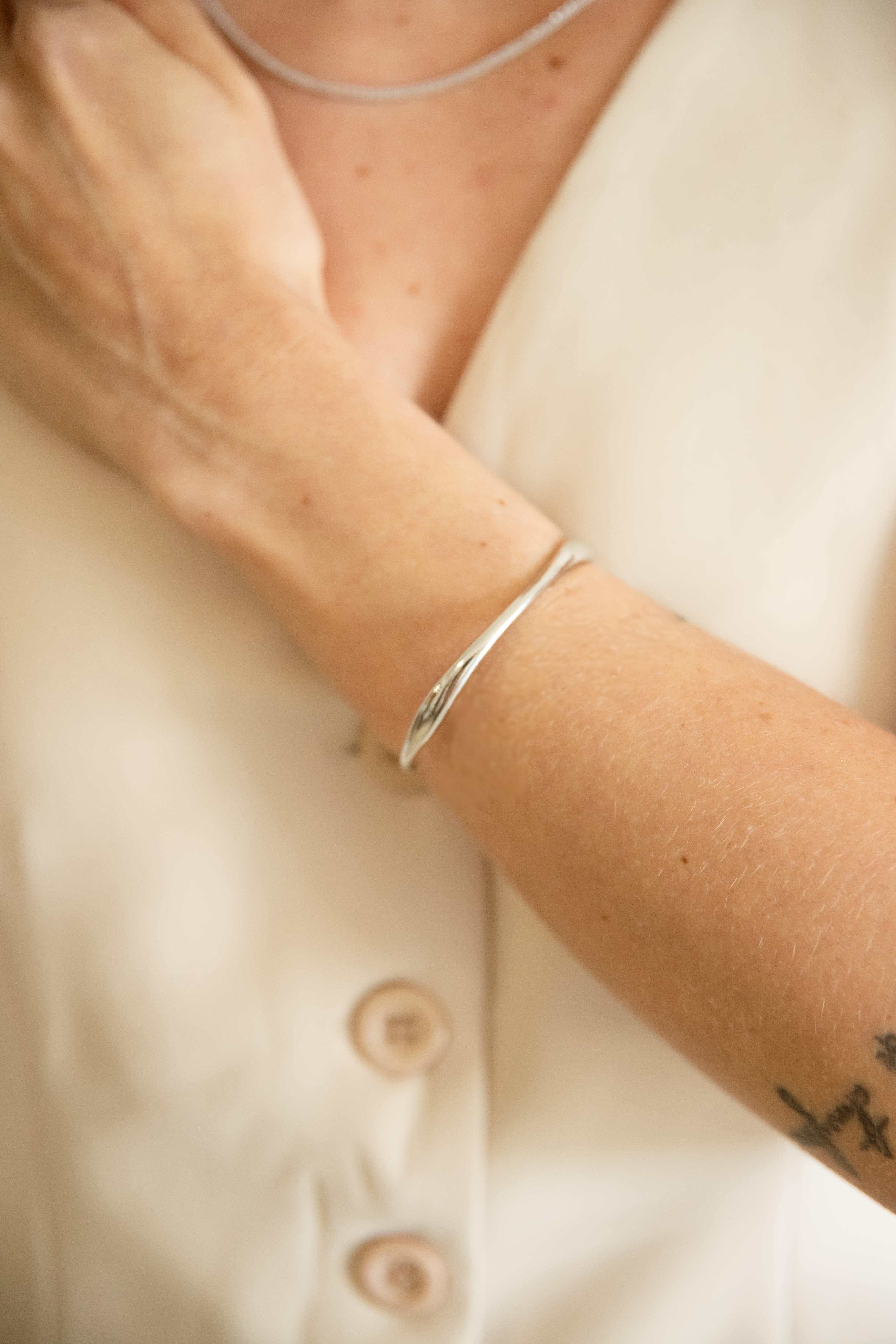 Bracelete Fio P Prateado