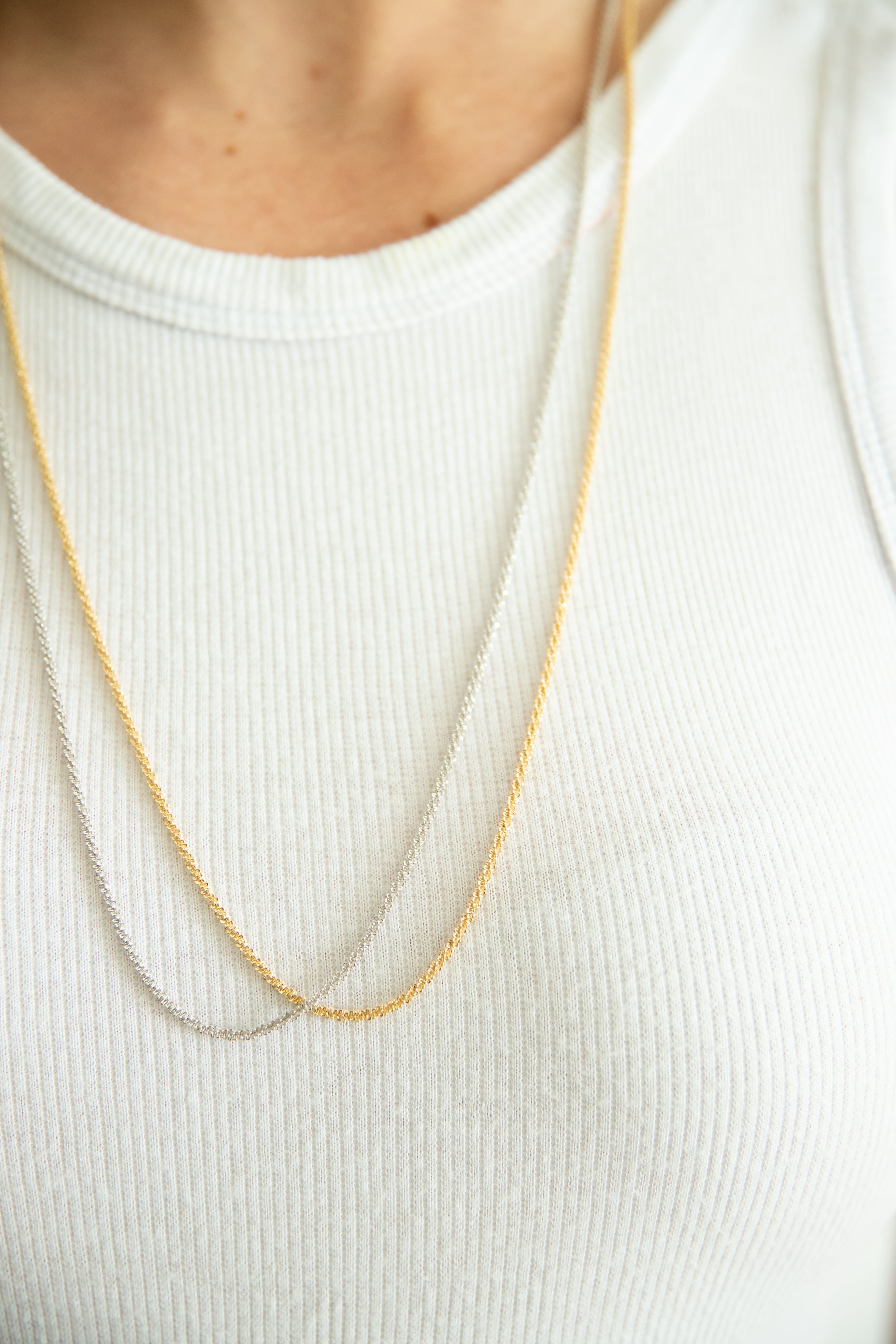 Colar Horizonte Prateado